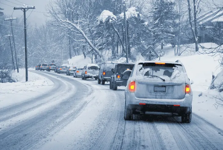 deliver when snowing