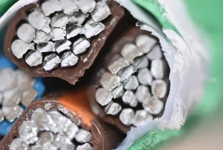 cables with aluminum
