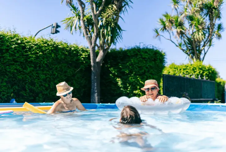 insufficient shade around pool