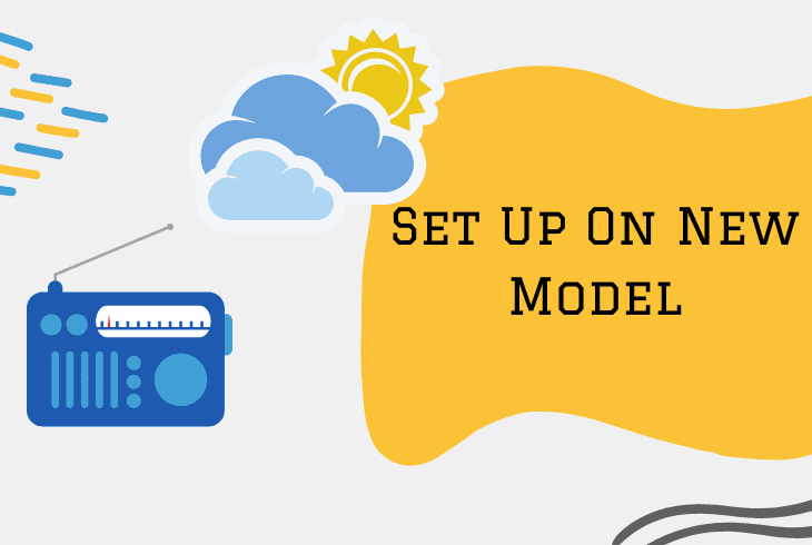 set up new model