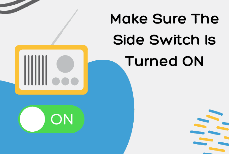 turn on side switch