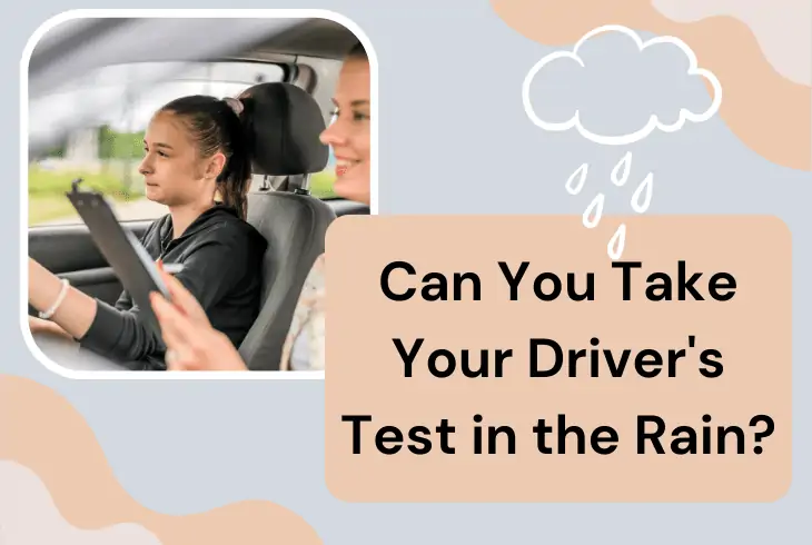 drivers test rain