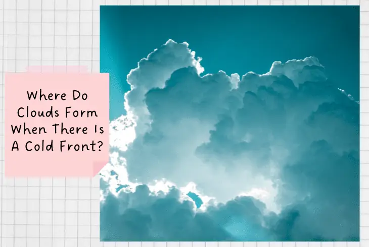 where clouds form cold front