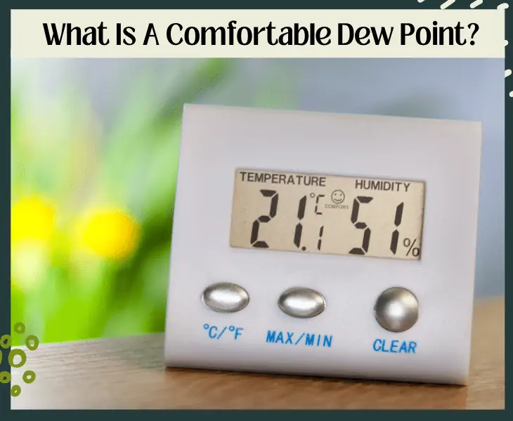 what is comfortable dew point