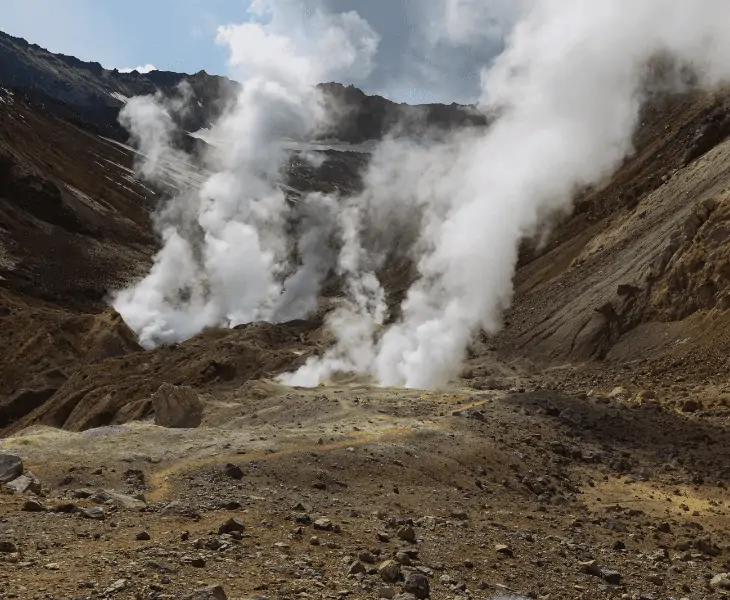 volcano gas