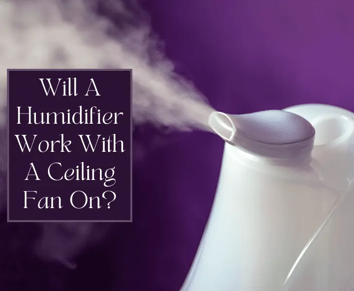 will a humidifier work with a ceiling fan on
