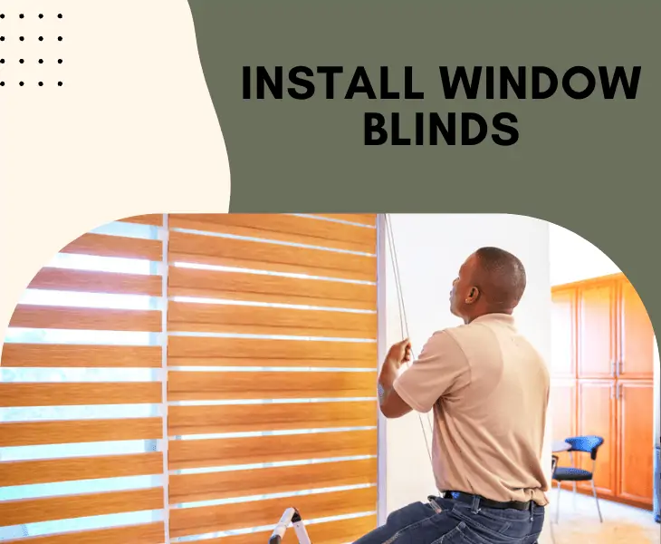 installing window blinds
