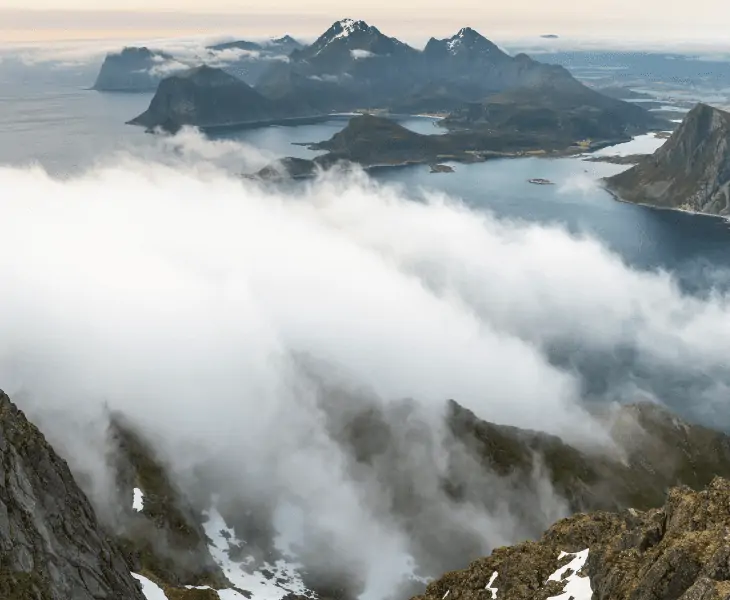 low clouds
