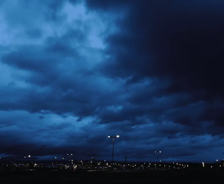 clouds at night