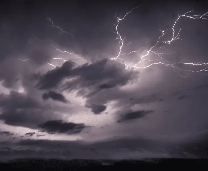 thunder in sky