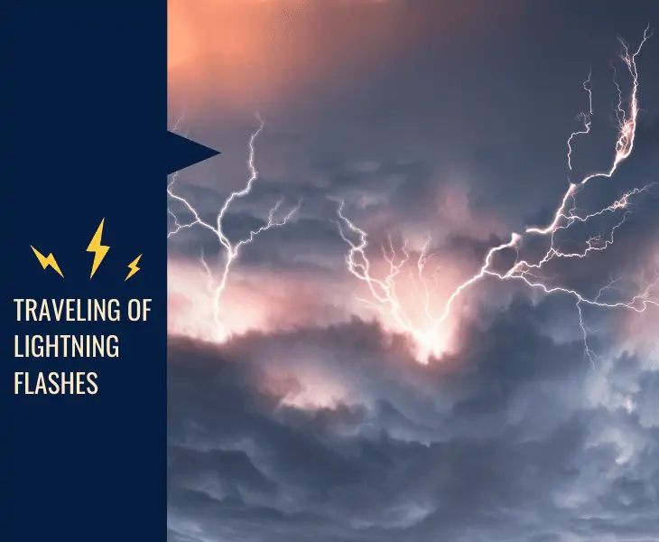 lightning flashes