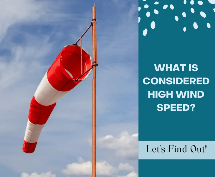 what is considered high wind speed