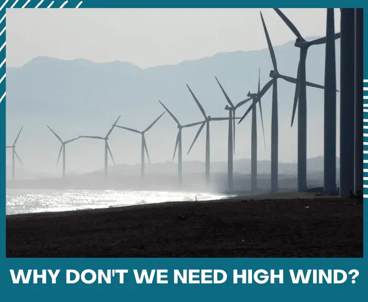 don't need high wind