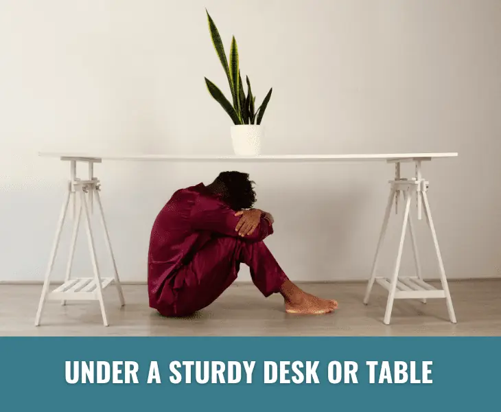 under the table