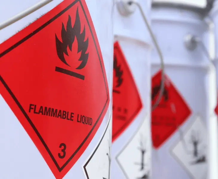 is mineral spirits flammable