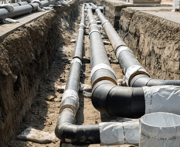 gas lines may cause fire