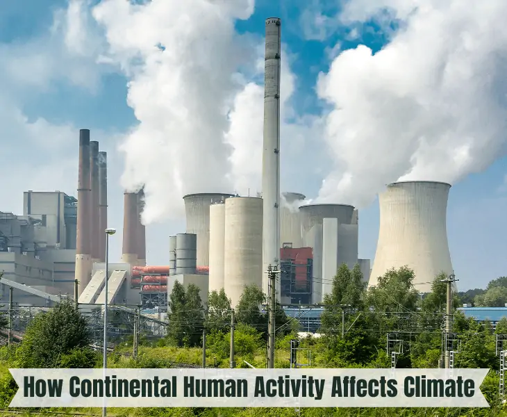 human activity affecting climate