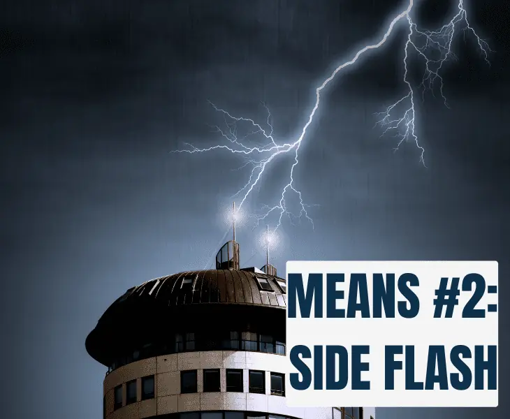 lightning strikes antenna