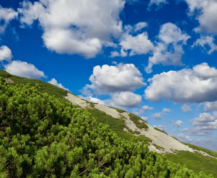 slope of mountain