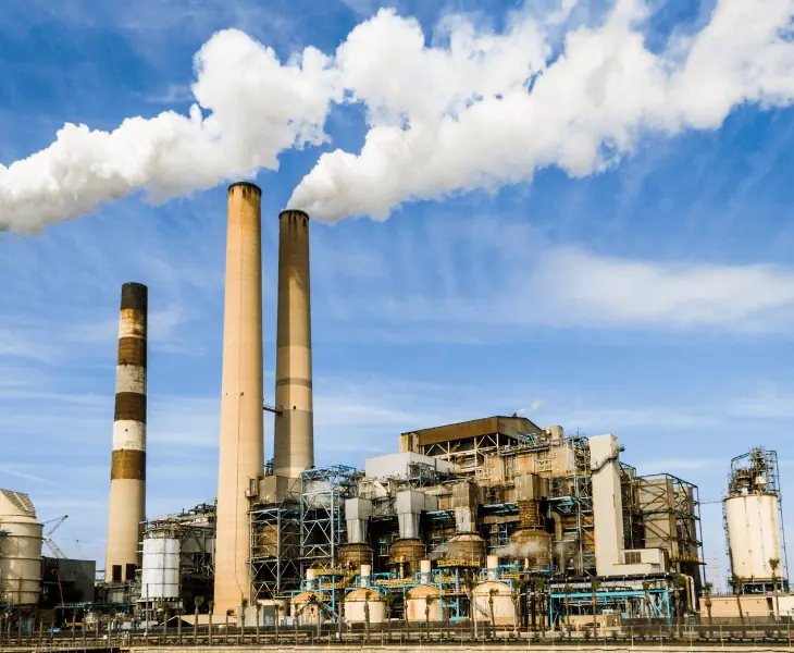 power plant pollution