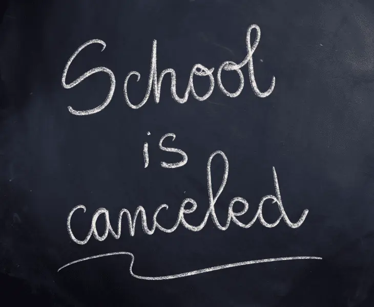 cancelled school due to high wind speed