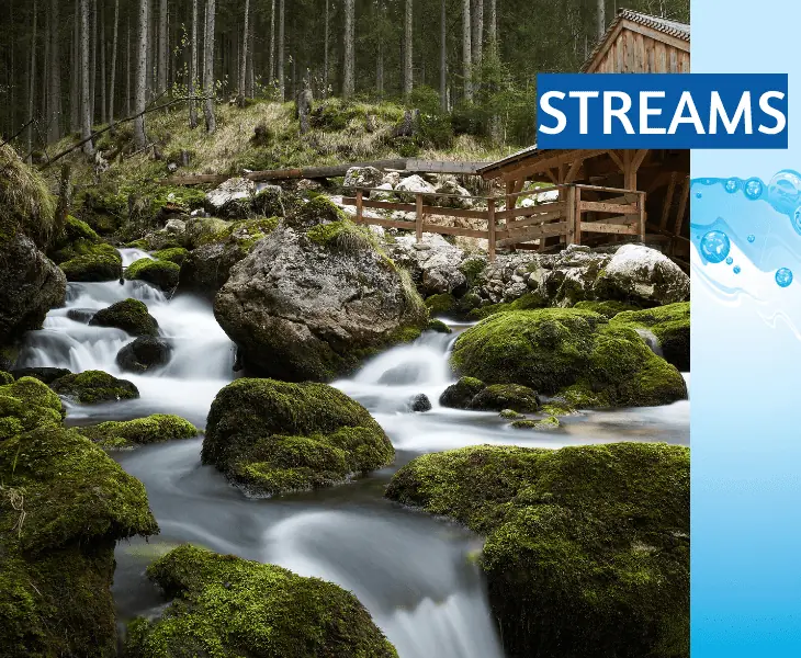 the streams near well