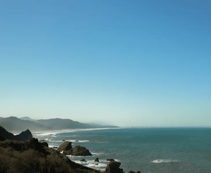 pacific ocean during summer