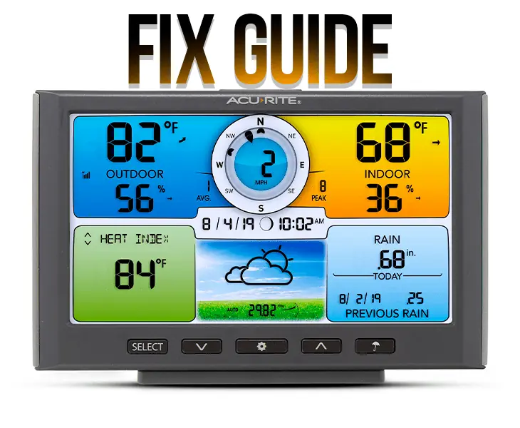 fix acurite weather station not connecting