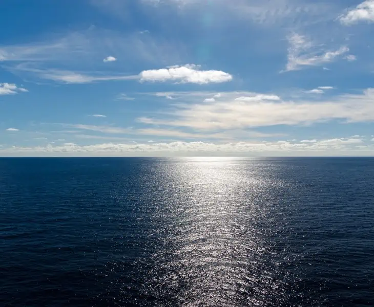 blue empty sea