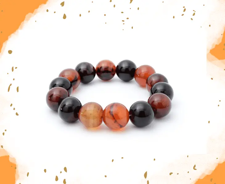 carnelian bracelet as lucky charm