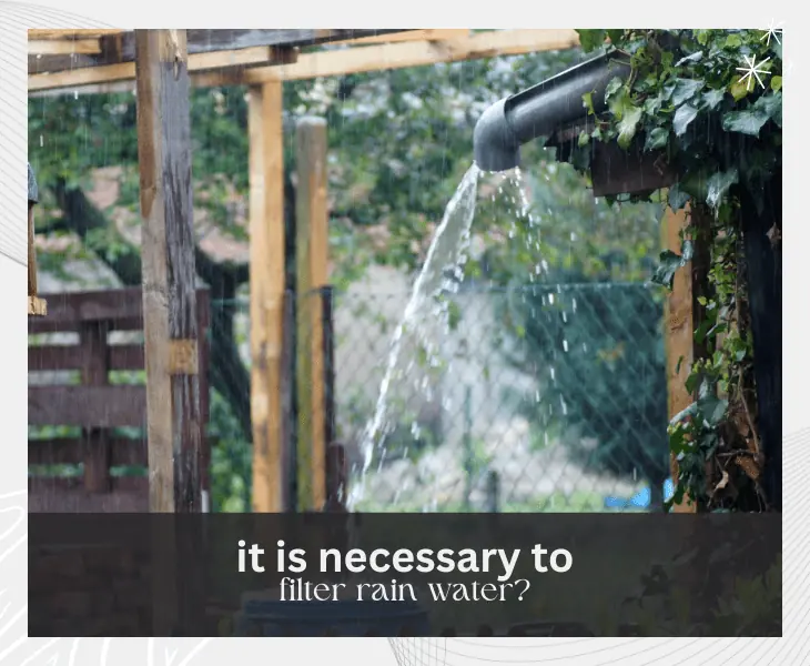 dripping rain water