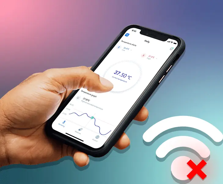 how to monitor temperature remotely without wifi