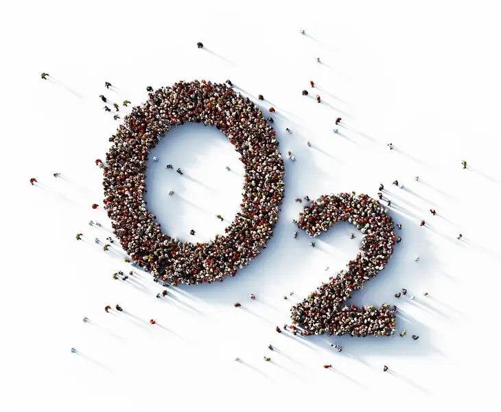 human  crown forming oxygen symbol