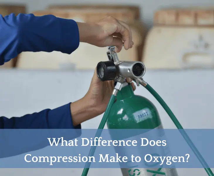 compressed oxygen tank