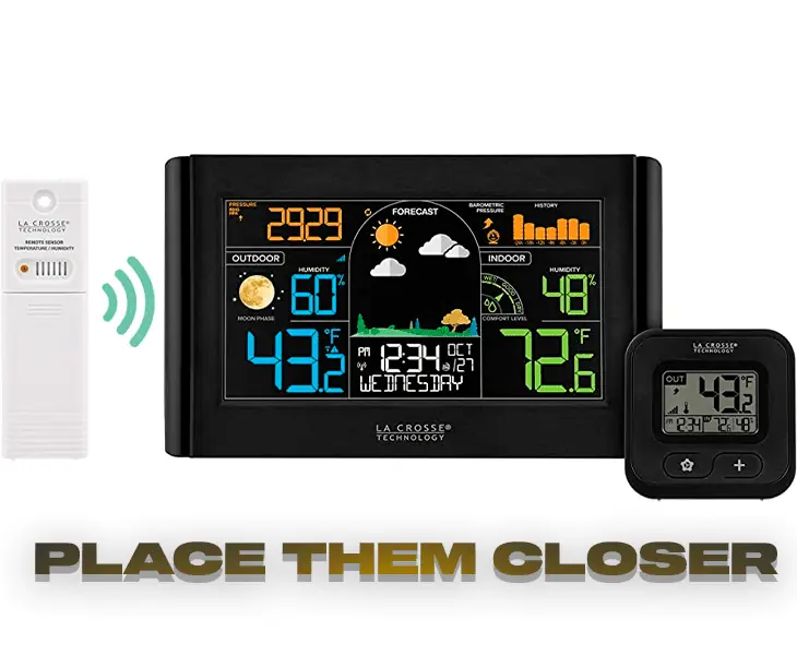place device sensor closer