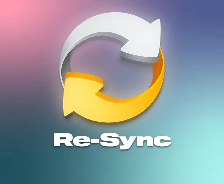 main unit re-sync