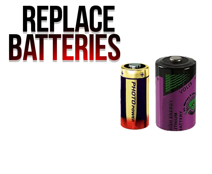 sensors batteries replace
