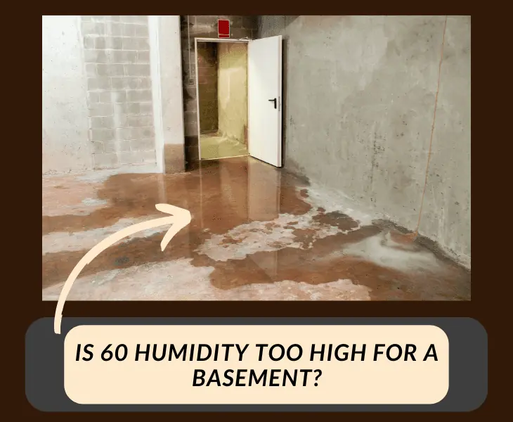 is 60 humidity too high for a basement