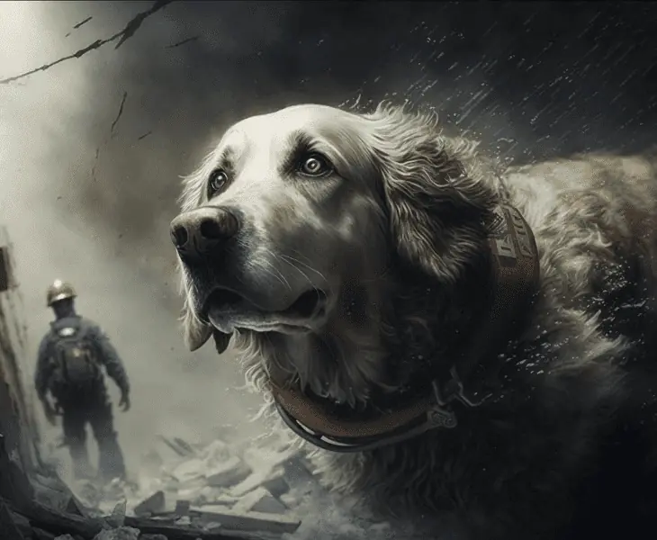 a dog can sense danger