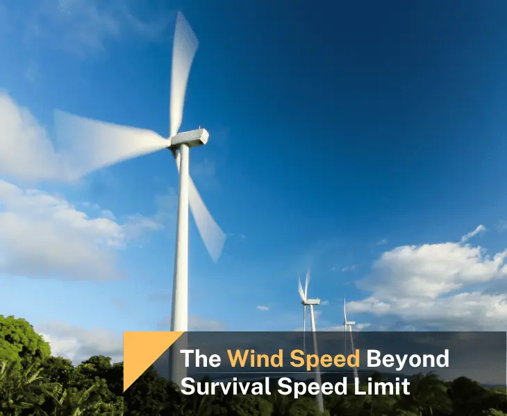 wind turbine running