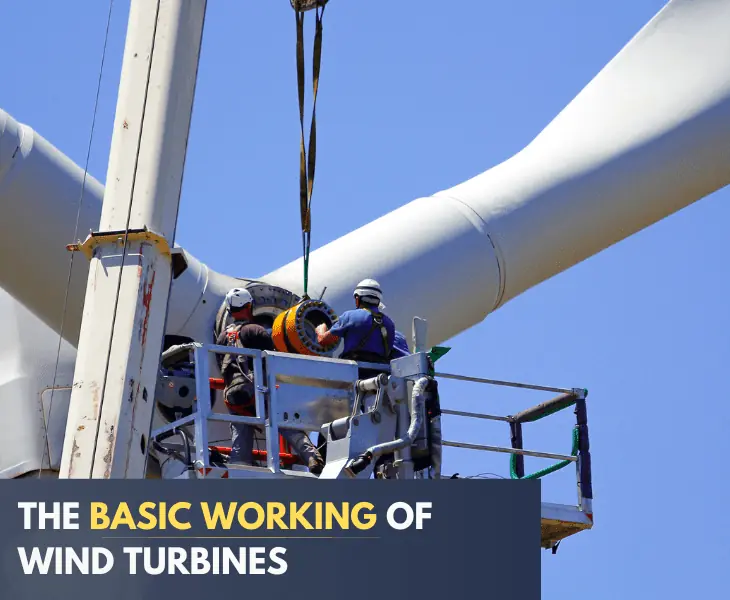 routine inspection of wind turbine
