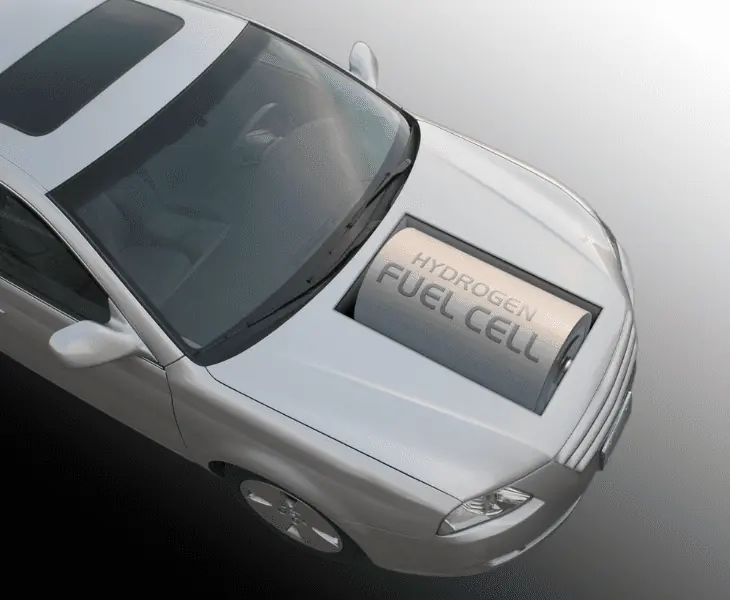 concept of hydrogen fuel cell car