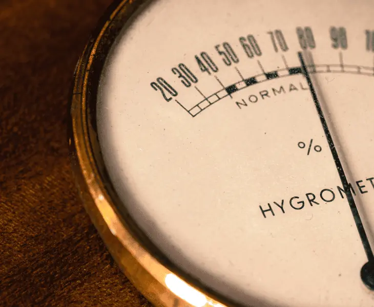 utilize a hygrometer