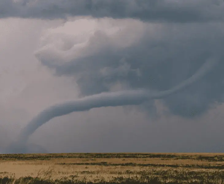 rope tornado in the open field