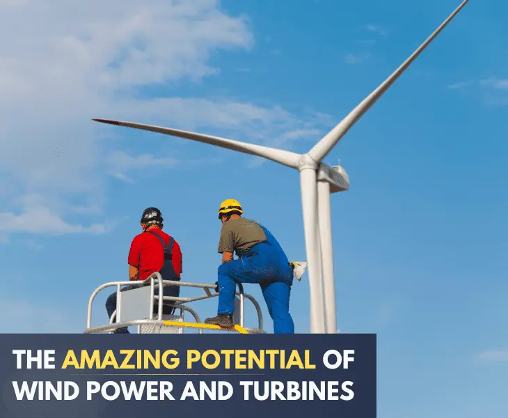 technician working on wind turbine