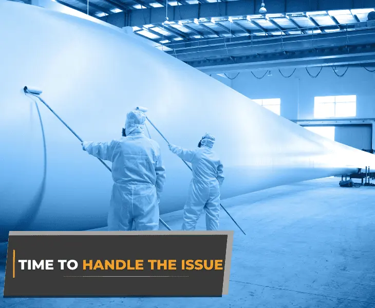 finishing a turbine blade
