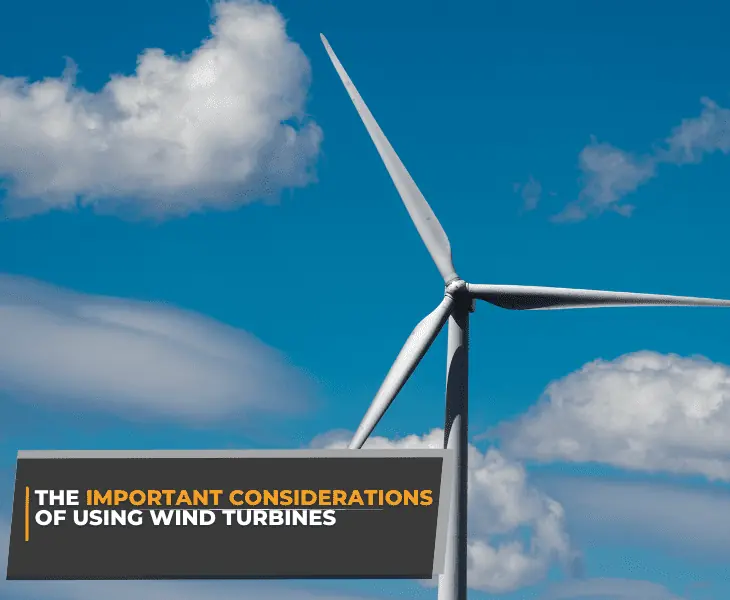 resting wind turbine