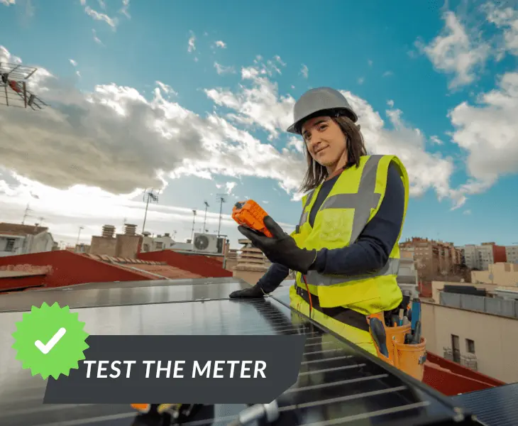 test the meter