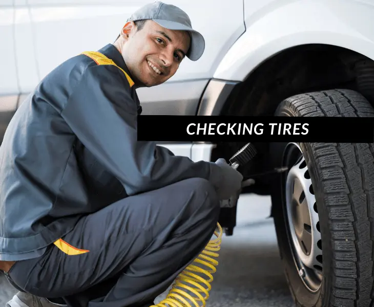 checking tires