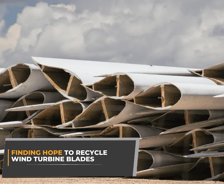 damaged wind turbine blades